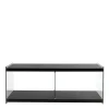 120x45x60 TV Regal in Schwarz lackiert - Voreno