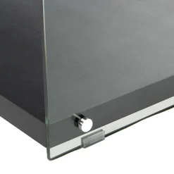 120x45x60 TV Regal in Schwarz lackiert - Voreno