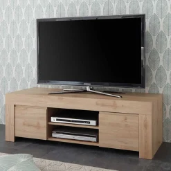 138x44x42 TV Unterschrank in Eichefarben - Karika
