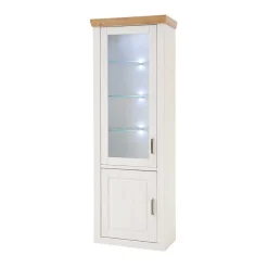 73x210x40 Vitrine - modernes Landhaus - Samula
