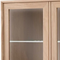 90x140x42 Vitrine mit Doppeltür und Schublade - Lamia