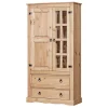 100x190x41 Vitrinenschrank Landhaus Mexiko - Jardino
