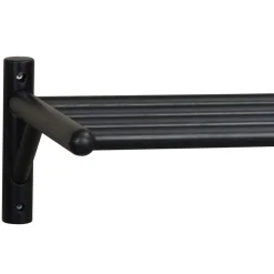 80x19x33 Wandboard für Schuhe in Schwarz - Evlinu