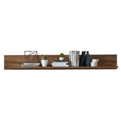 155x20x25 Wandboard in dunklem Eiche Dekor - Xindus