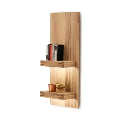 50x115x25 Wandboard mit zwei Ablageböden - Crupean