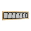 100x30x11 Wandgarderobe aus Metall Gitter Schwarz - Altabeticas