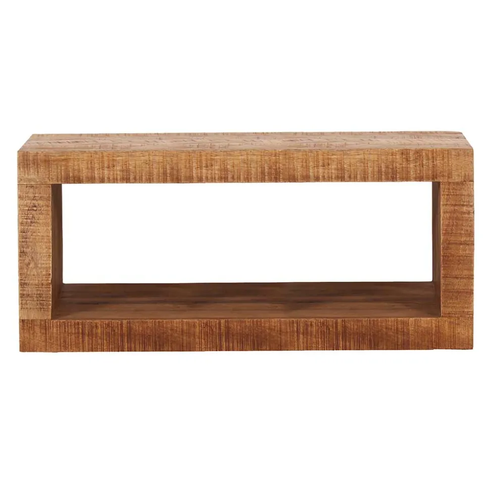 34x20x15 Wandregal aus Mangoholz naturbelassen - Norklin