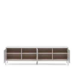 195x55x40 Weißes Lowboard modern - Dresconio