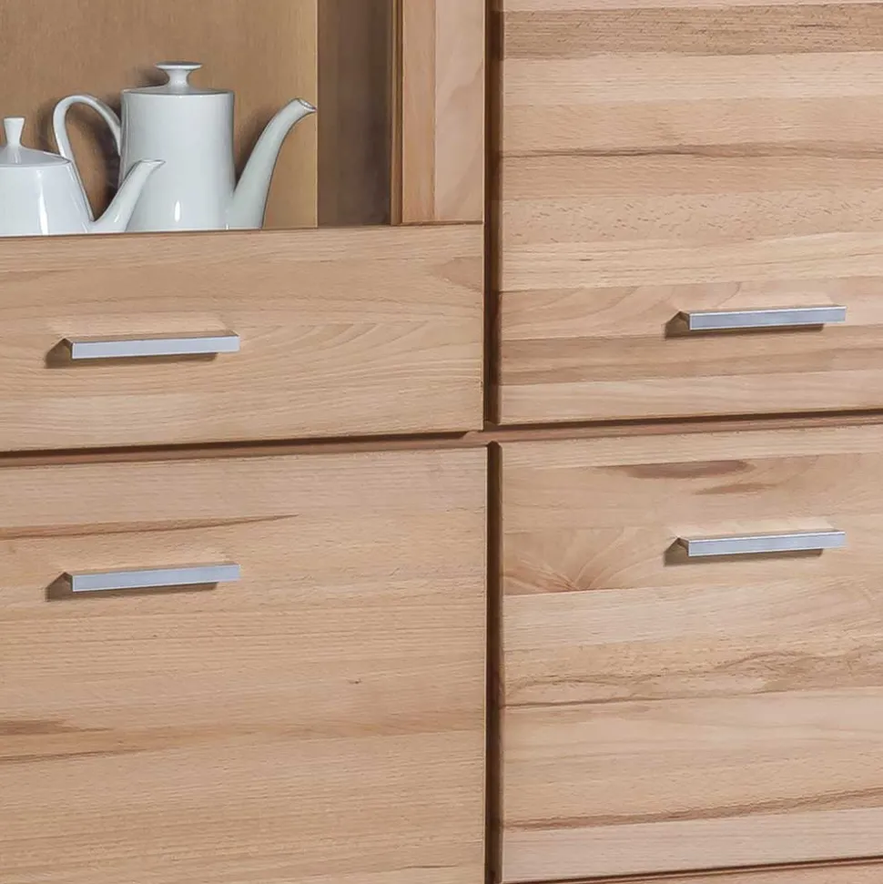 108x140x40 Wohnraum Highboard in Kernbuche - Uhelia