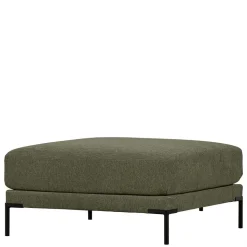 100x44x100 Wohnzimmerhocker in Dunkelgrün - Arraggo