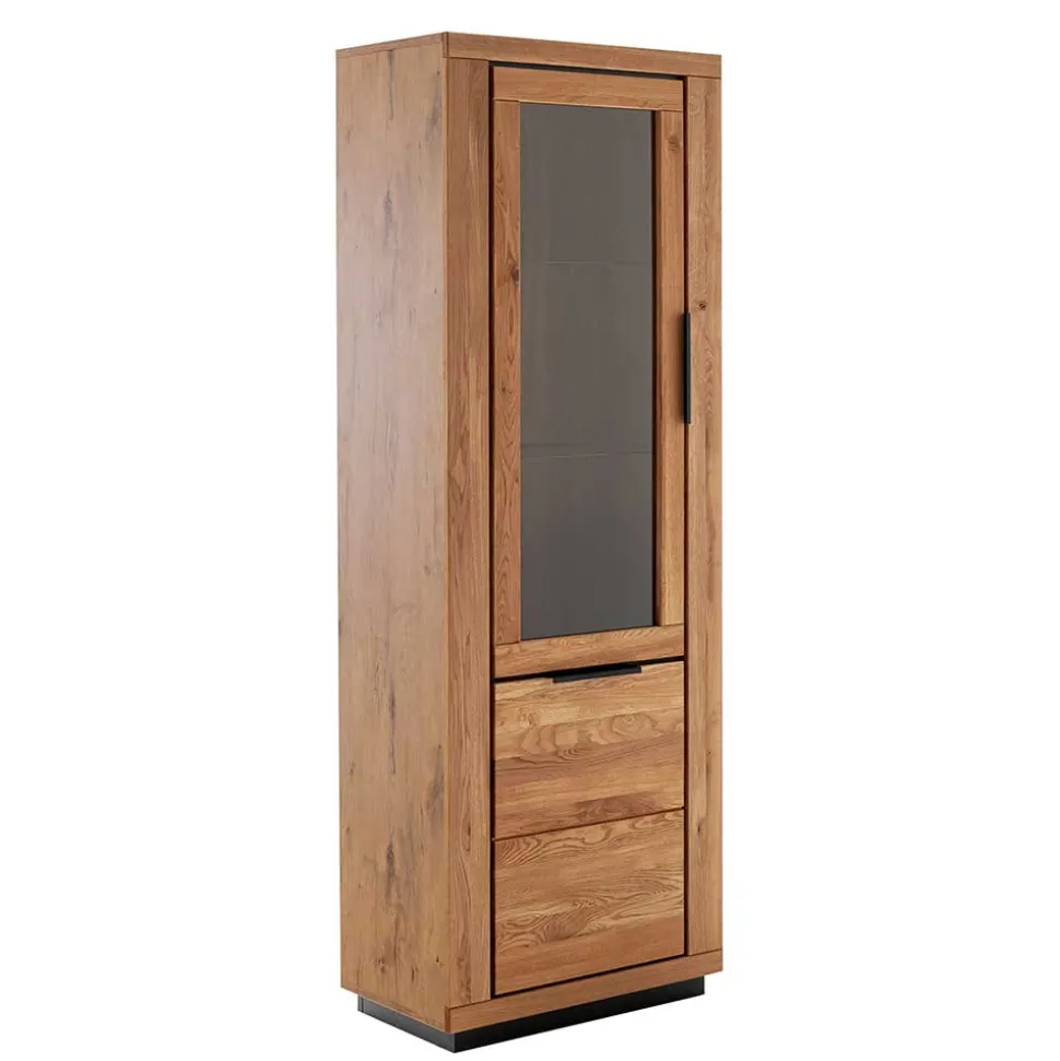 72x200x40 Wohnzimmervitrine teilmassiv - Vlacoma