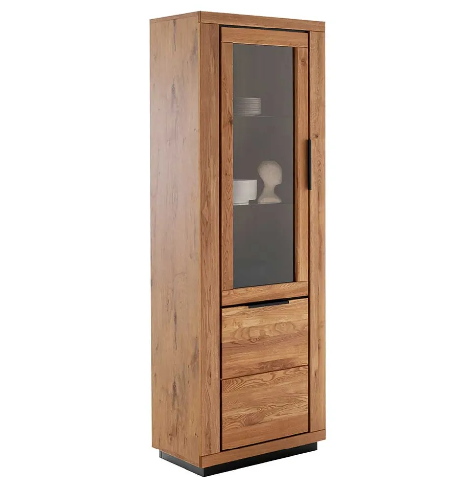 72x200x40 Wohnzimmervitrine teilmassiv - Vlacoma