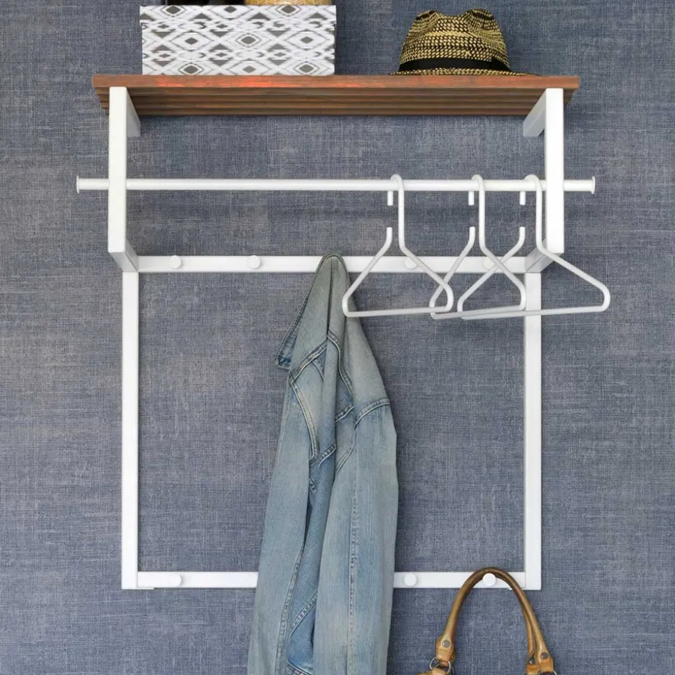 Zweifarbige Hängegarderobe im Loft Chic - Duvinia