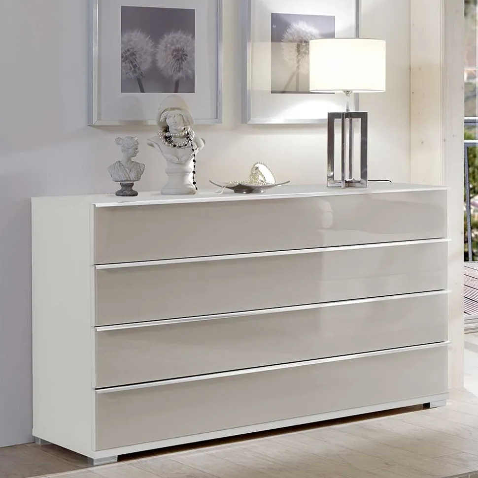 Zweifarbige Kommode mit 149 cm Breite - Pascan