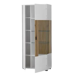 Zweifarbige Wohnzimmervitrine modern - Nenaloro