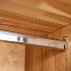 Zweifarbiger Kleiderschrank aus Eiche massiv - Agusto
