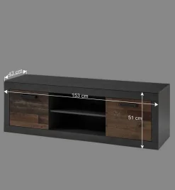 Zweifarbiges TV Board 153 cm breit - Timuras