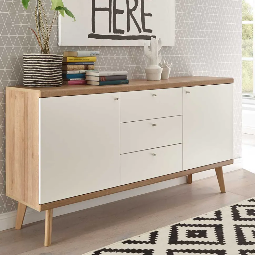 Zweifarbiges Wohnzimmer Möbel Set - Cablos (sechsteilig)