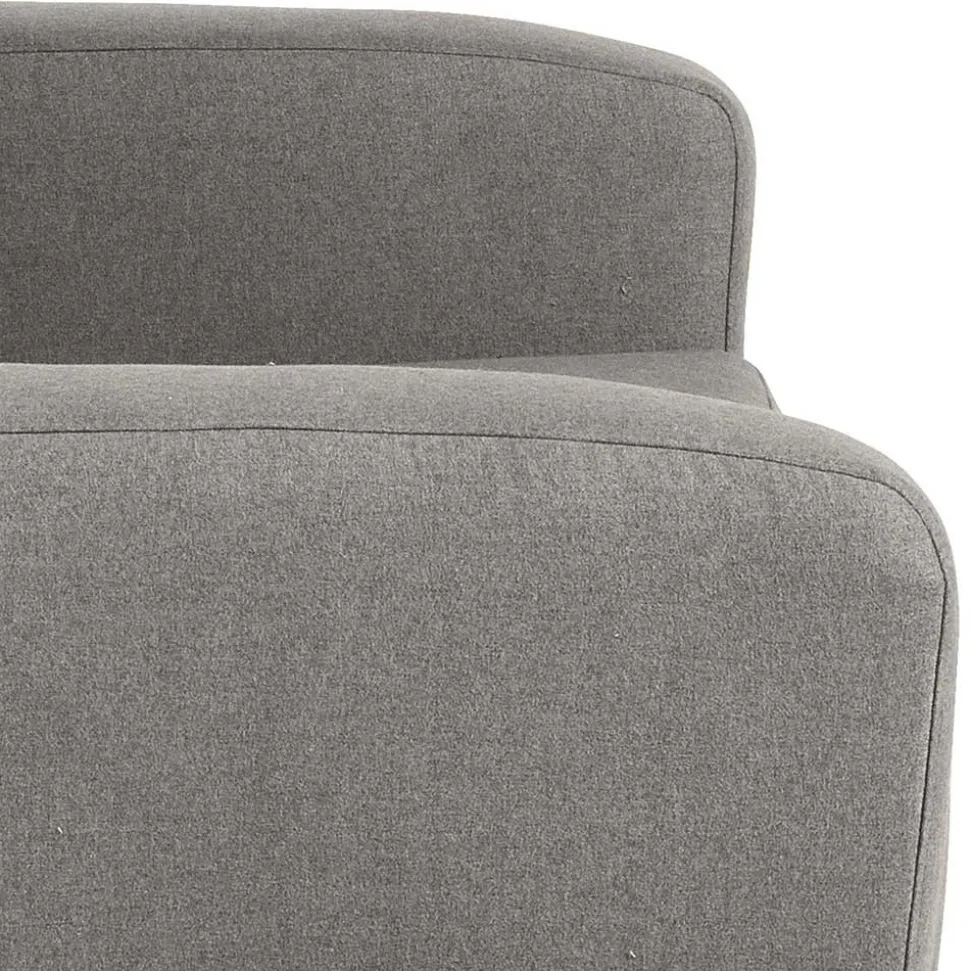 Zweisitzer Sofa in Grau Microfaser - Durencas