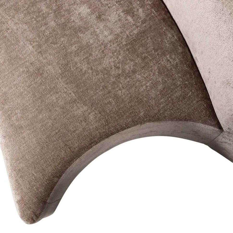 Zweisitzer Sofa in Taupe Chenille - Fridelia