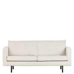 Zweisitzer Wohnzimmercouch in Beige Boucle - Elisa