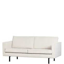 Zweisitzer Wohnzimmercouch in Beige Boucle - Elisa