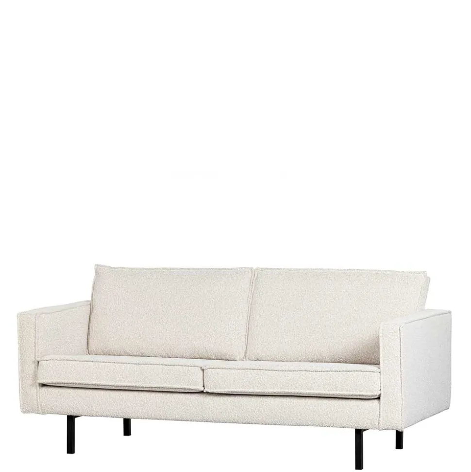 Zweisitzer Wohnzimmercouch in Beige Boucle - Elisa